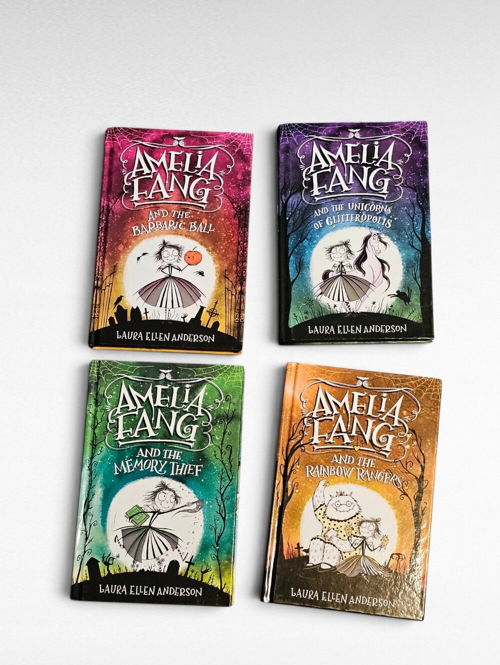 Amelia Fang 4 Hardcover Books By Laura Ellen Anderson
